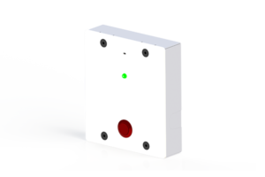 Panic button with two way speaker call button