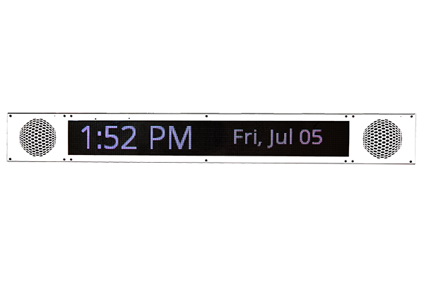 Extra long IP Display for mass notification