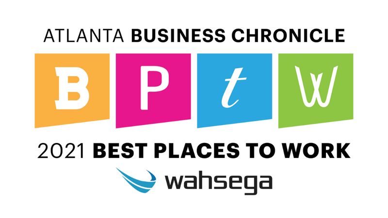 Wahsega Recognized by Atlanta Business Chronicle for Best Places to Work 2021