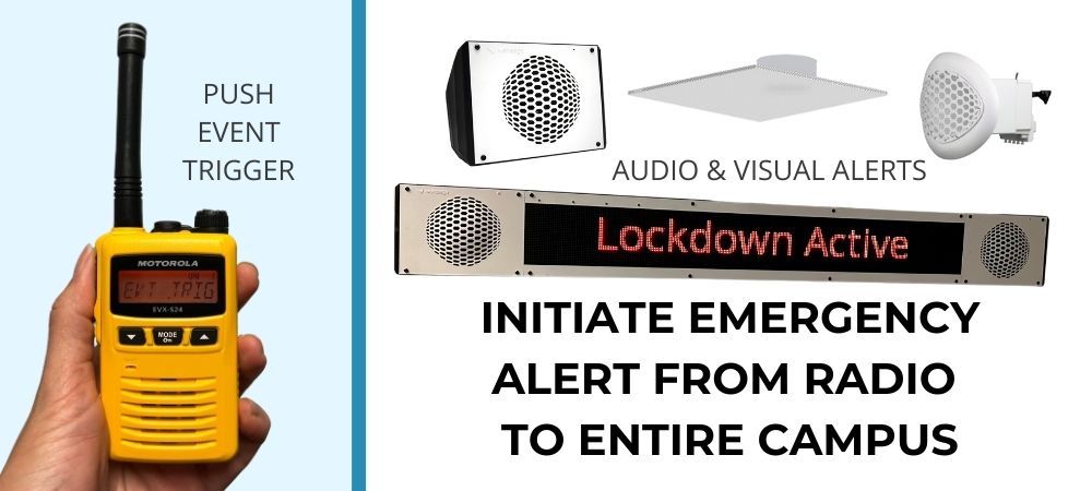 initiate alert-radio-lockdown